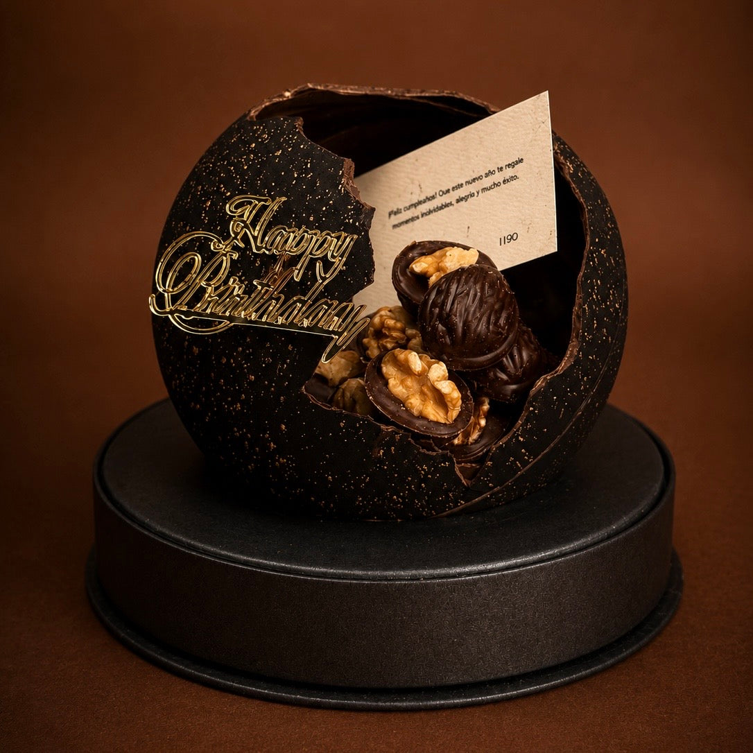 Chocolates belga caja esfera 3D | E3D01