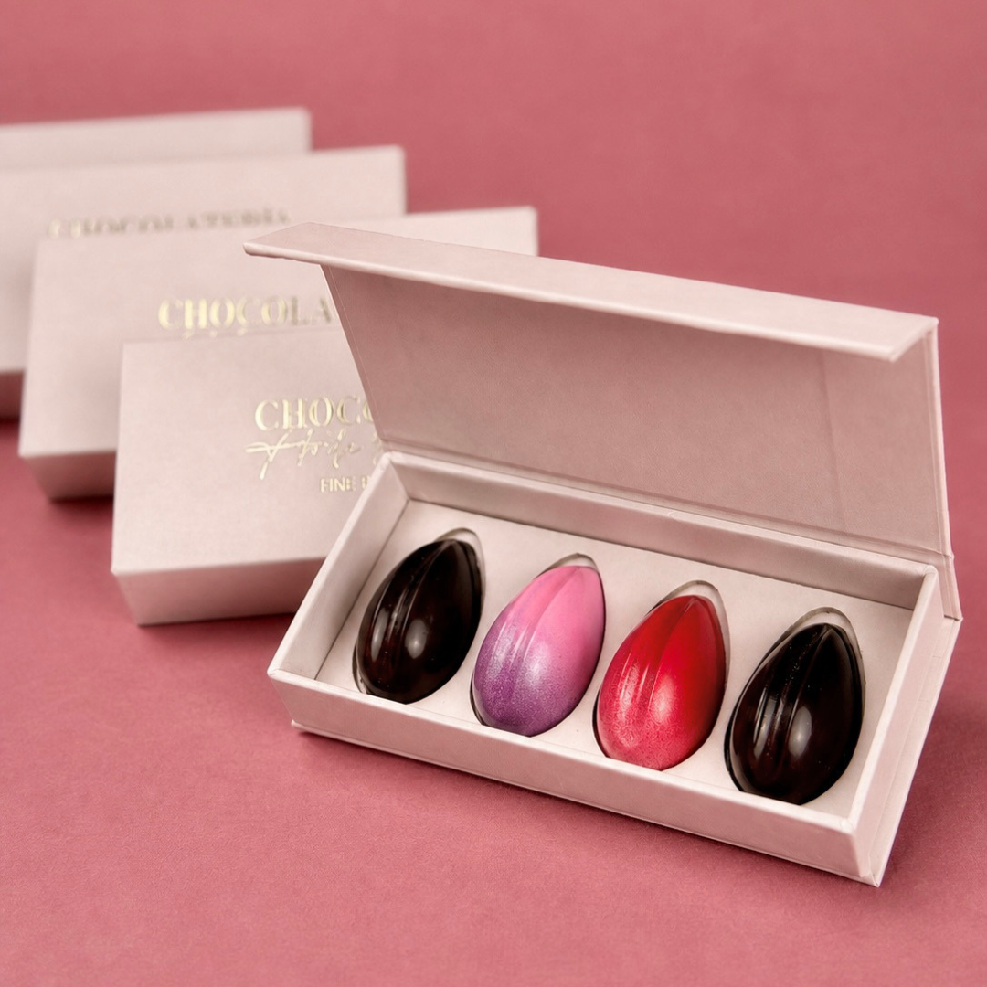 Chocolates belga set de 5 cajitas tulipanes | MD01-SET5