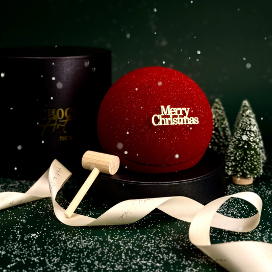 CHOCOLATES NAVIDEÑOS BELGA CAJA ESFERA 3D | E3D01XMAS