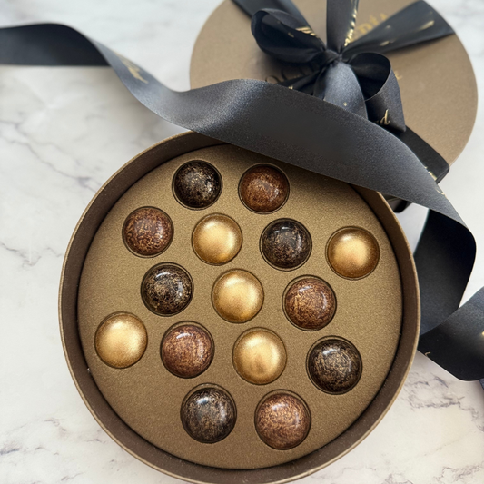 Chocolates belga caja marmoleada | FD01