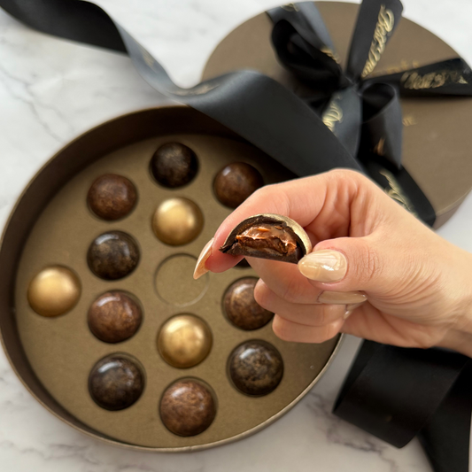 Chocolates belga caja marmoleada | FD01