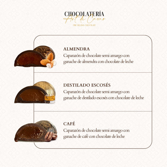 Chocolates belga caja marmoleada | FD01