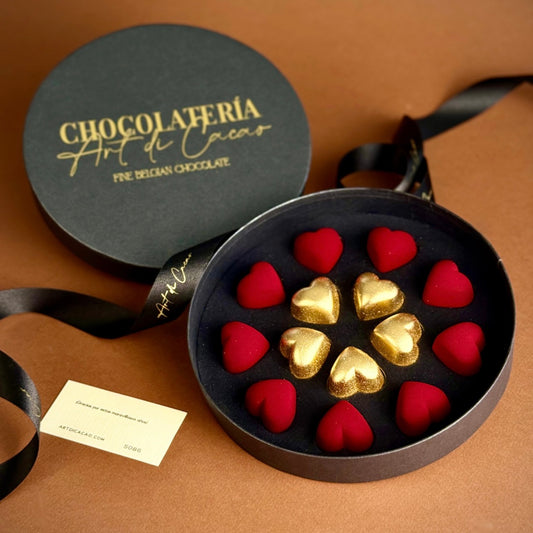 Chocolates belga caja corazones | HD01