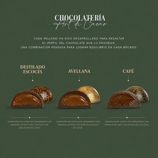 Chocolates belga caja marmoleada | FD01