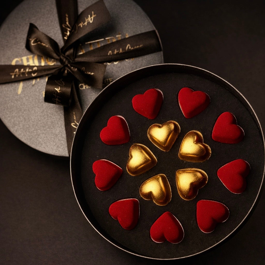 Chocolates belga caja corazones | HD01