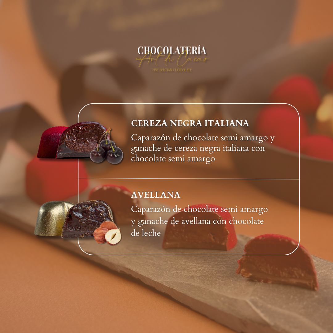 Chocolates belga caja corazones | HD01