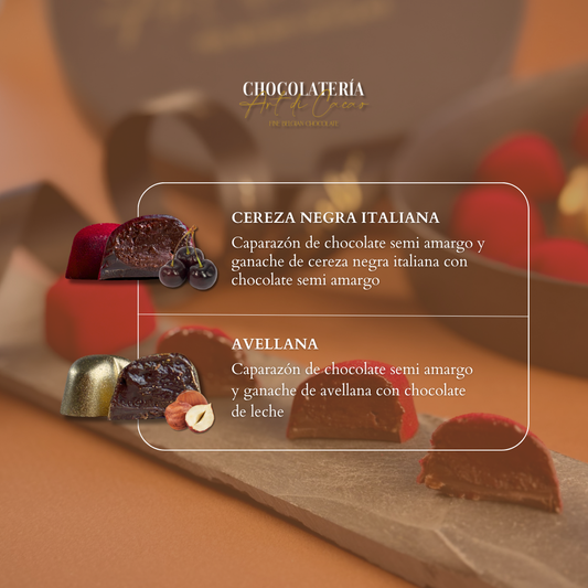 Chocolates belga caja corazones | HD01