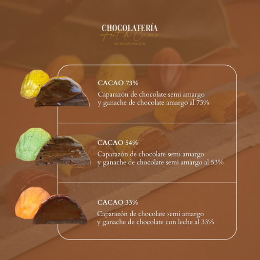 Chocolates belga Caja Cacaos | CD01