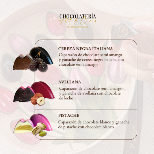 Chocolates belga caja tulipanes | MD01