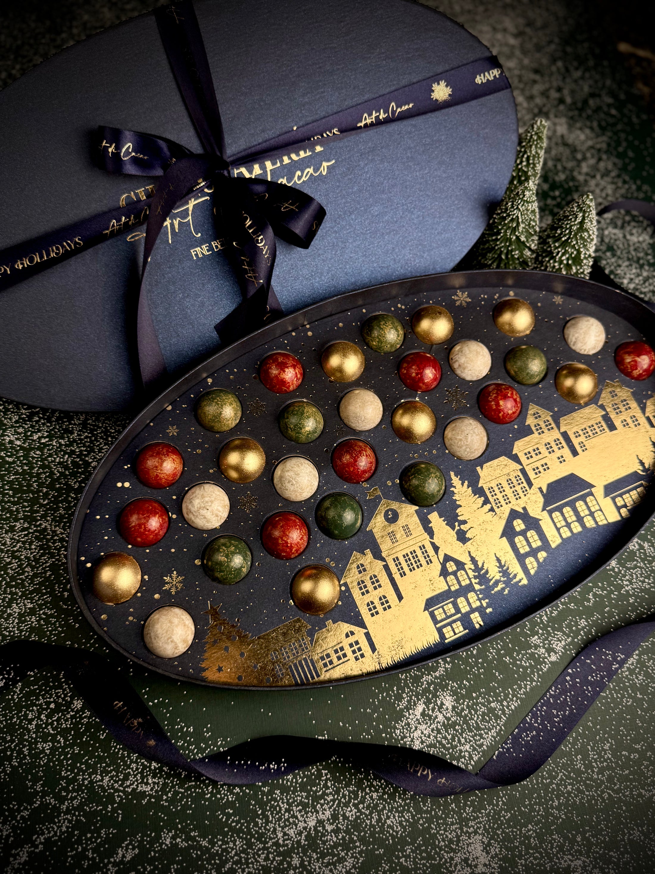 CHOCOLATES NAVIDEÑOS BELGA CAJA GRANDE | CG01XMAS-MAR