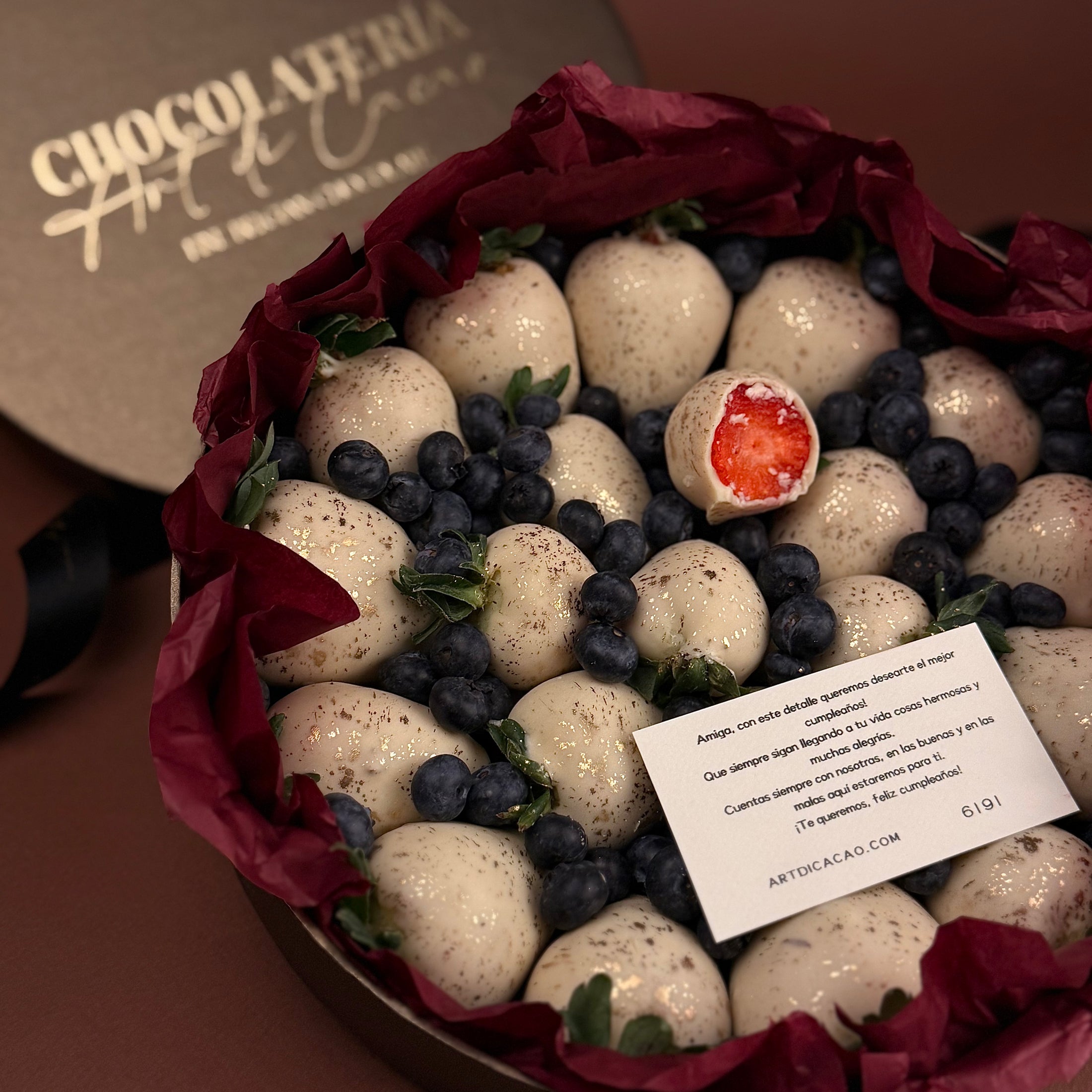 Fresas Cubiertas de Chocolate Blanco | SV14CRFB